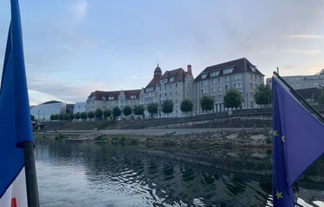 Promenade en bateau sur à Besançon